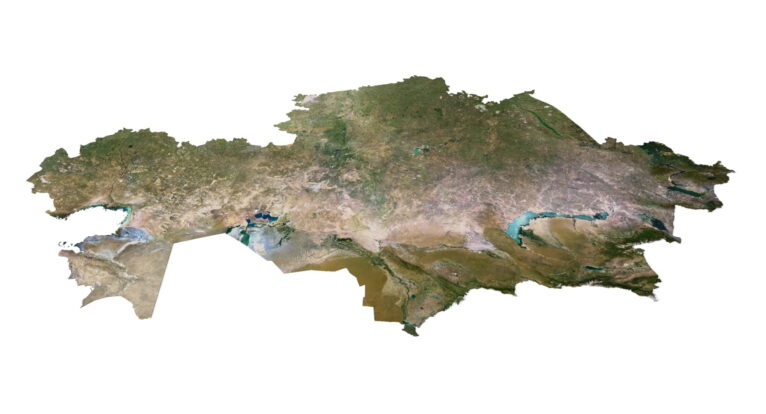 Kazakhstan map