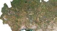 Kazakhstan relief map