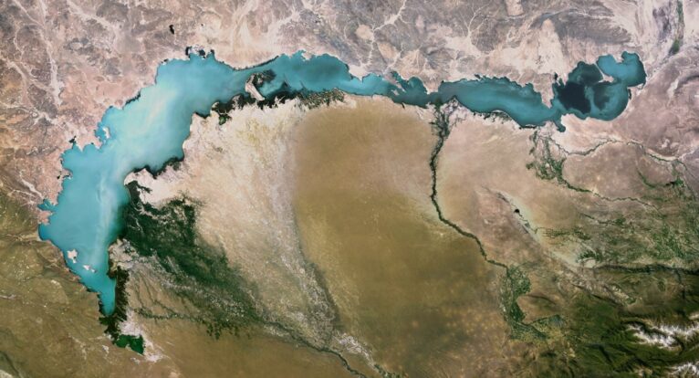 Topographic map Kazakhstan