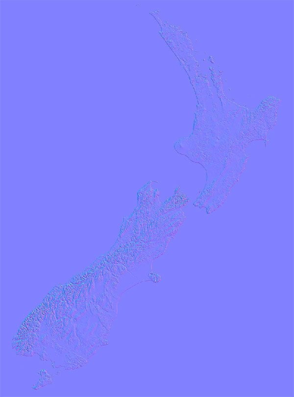 New Zealand Normal Map New Zealand Normal Map