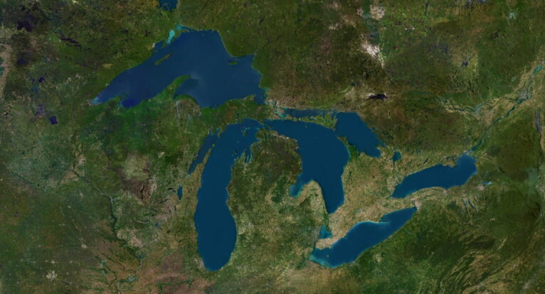 North America 3D elevation model
