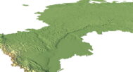 Buy 3D models of Russia terrain