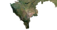 Russia relief map