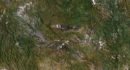 Topographic map Russia