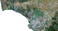 Topographic map Spain