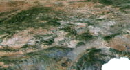 3D terrain model of Spain
