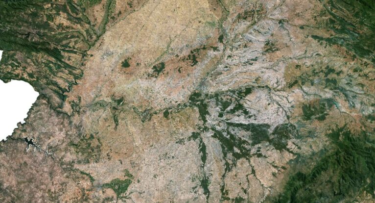 Spain 3D map
