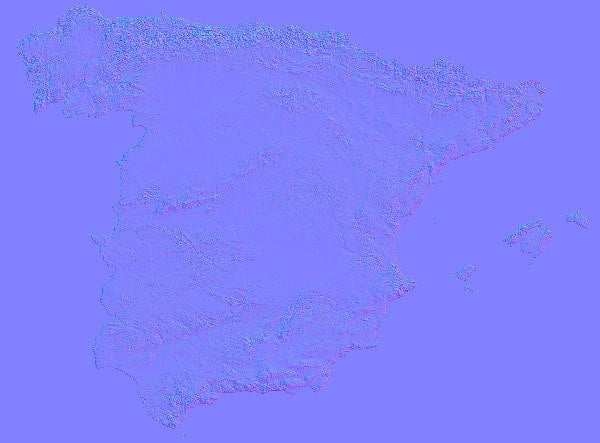 Spain Normal Map Spain Normal Map