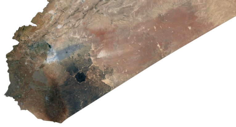 Syria 3D map