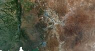 Syria relief map
