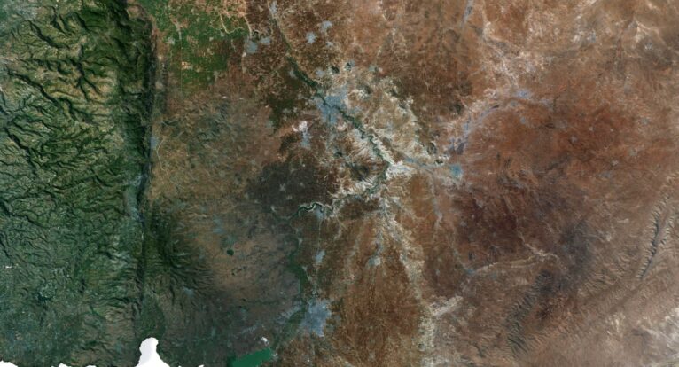 Syria relief map
