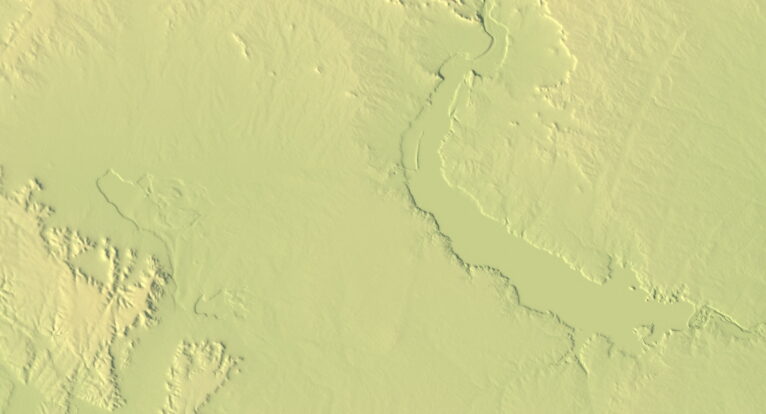 Topographic map Syria