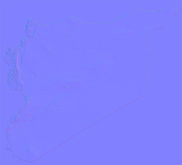 Syria Normal Map Syria Normal Map