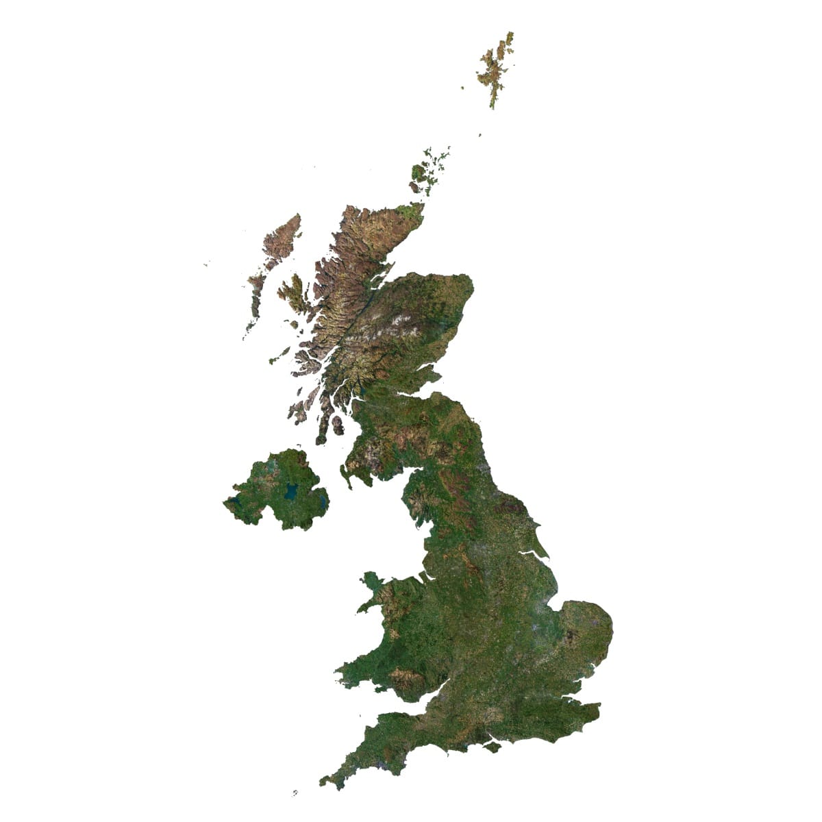 United Kingdom 3D model terrain United Kingdom 3D model terrain