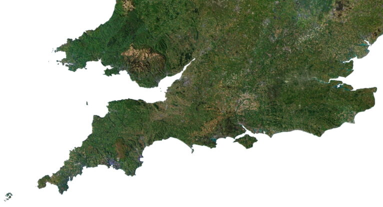 United Kingdom 3D map