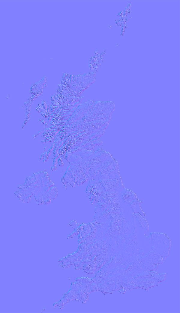 United Kingdom Normal Map United Kingdom Normal Map