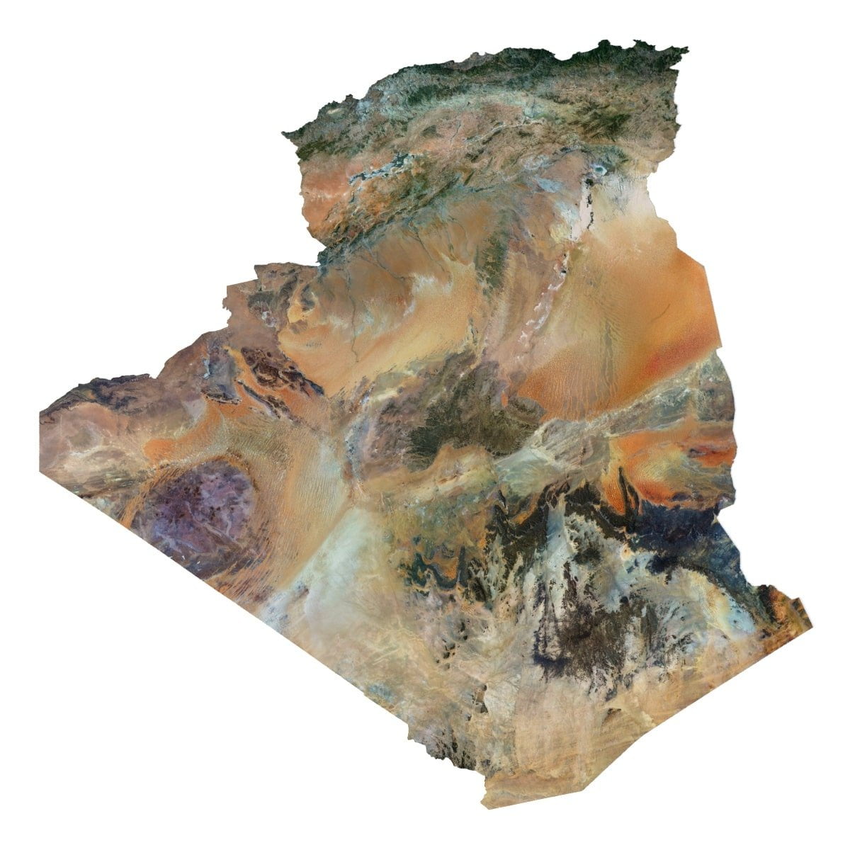 Algeria 3D model Algeria 3D model