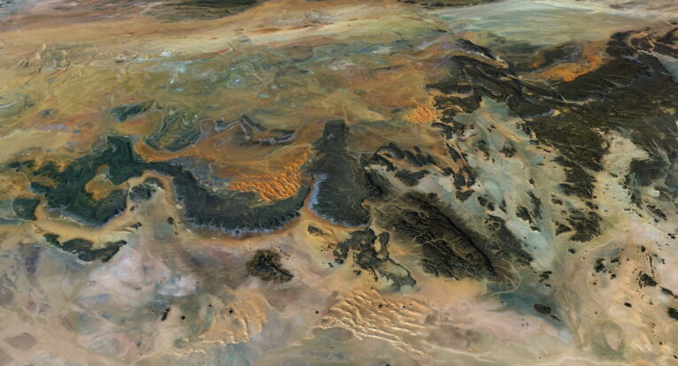 Satellite textures of Algeria