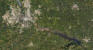 Iowa relief map