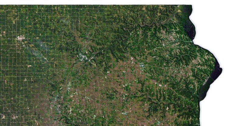 Map of Iowa