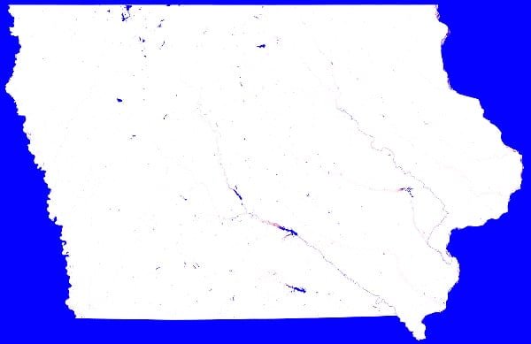 Iowa Water Mask Iowa Water Mask