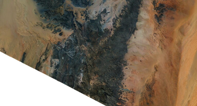Topographic map Libya