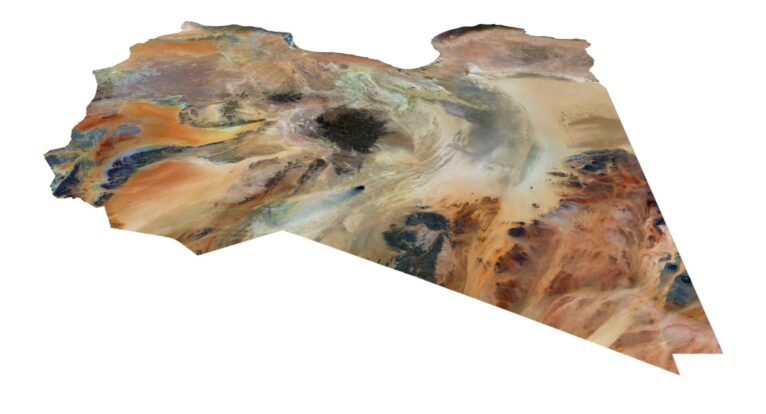 Libya 3D model C4D OBJ STL
