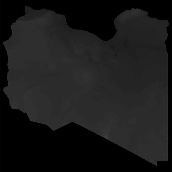 Libya Height Map Libya Height Map