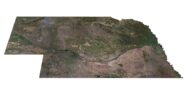 Topographic map Nebraska