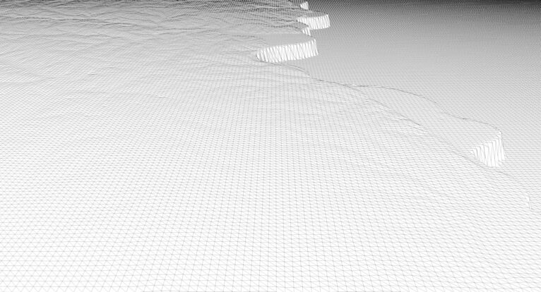 Detailed 3D model of Nebraska relief
