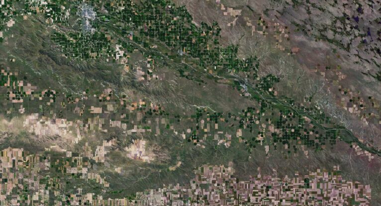 Satellite textures of Nebraska