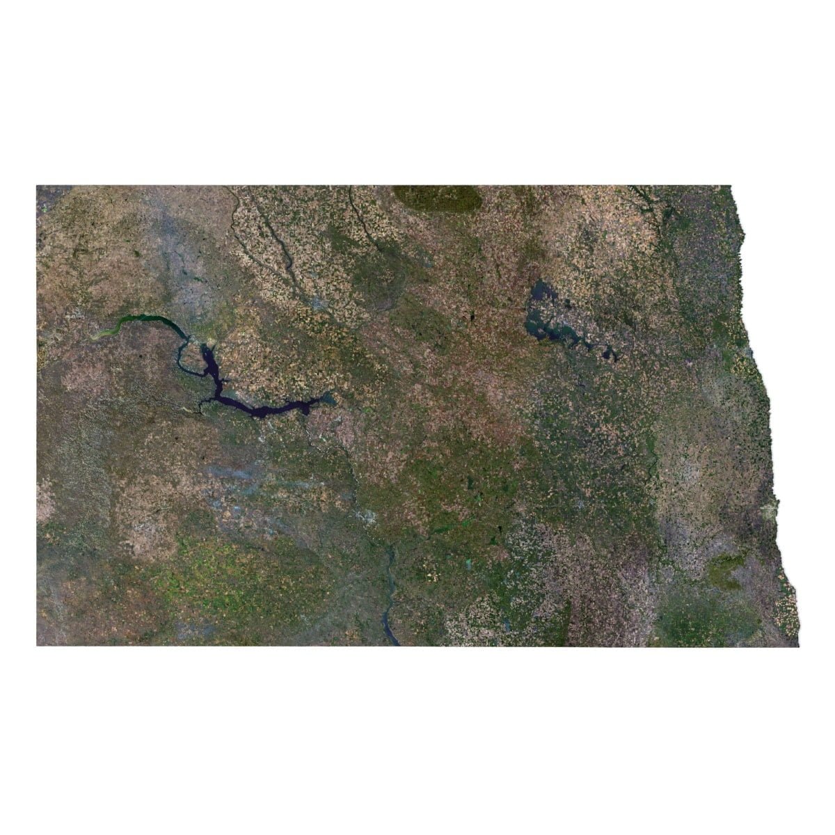 North Dakota 3D model North Dakota 3D model