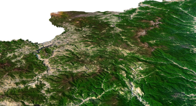 North Korea 3D model C4D OBJ STL