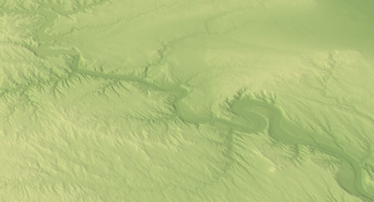 South Dakota 3D model C4D OBJ STL