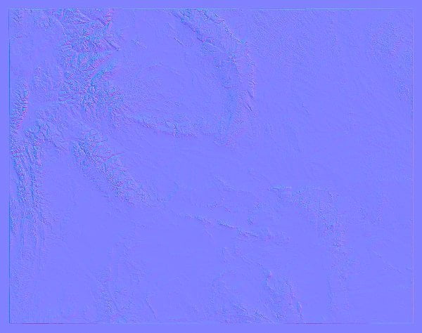 Wyoming Normal Map