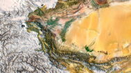 China relief map