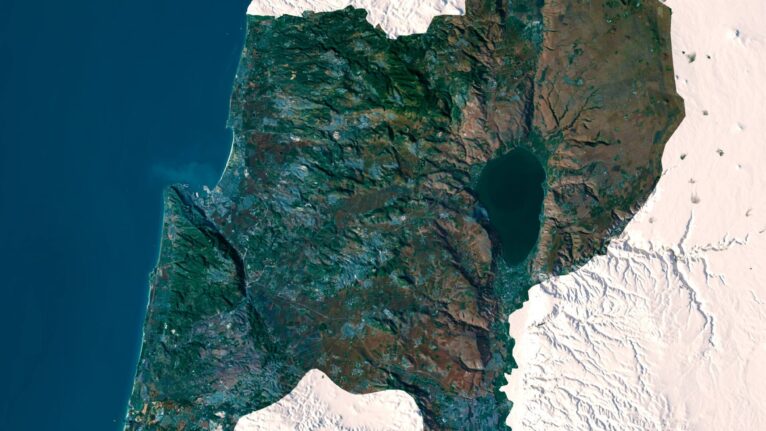 Israel 3D map