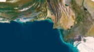 Pakistan relief map