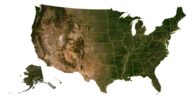 Map of 50 United States of America