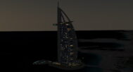 Burj Khalifa 3D Model - Nighttime Splendor