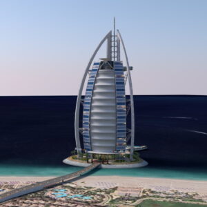 Exclusive 3D Model: Burj Al Arab - Luxury Personified