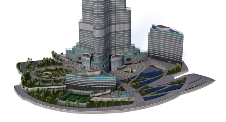 Burj Khalifa 3D Model