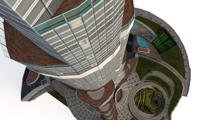 Burj Khalifa in 3D
