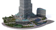 Captivating Burj Khalifa 3D Model - Sunset Glow
