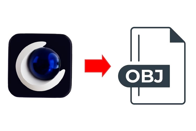 Convert C4D to OBJ