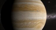 Jupiter 3D model displayed as part of a space-themed decor setup, ideal for enhancing home or office environments.