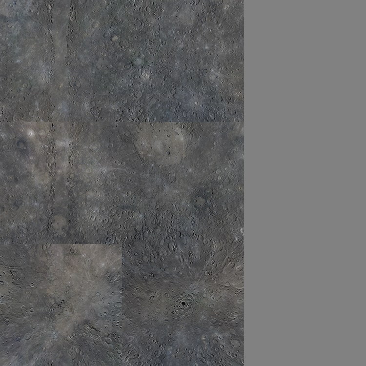 Mercury 3D Model - Grey Texture UV Mapping Mercury 3D Model - Grey Texture UV Mapping
