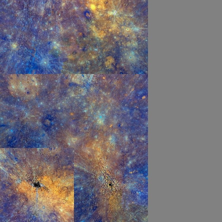 Mercury 3D Model - Color Texture UV Mapping Mercury 3D Model - Color Texture UV Mapping