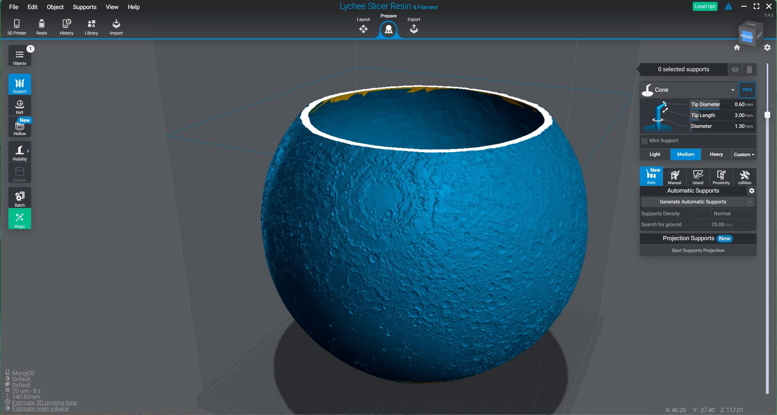 Whole moon 3D Print model Whole moon 3D Print model