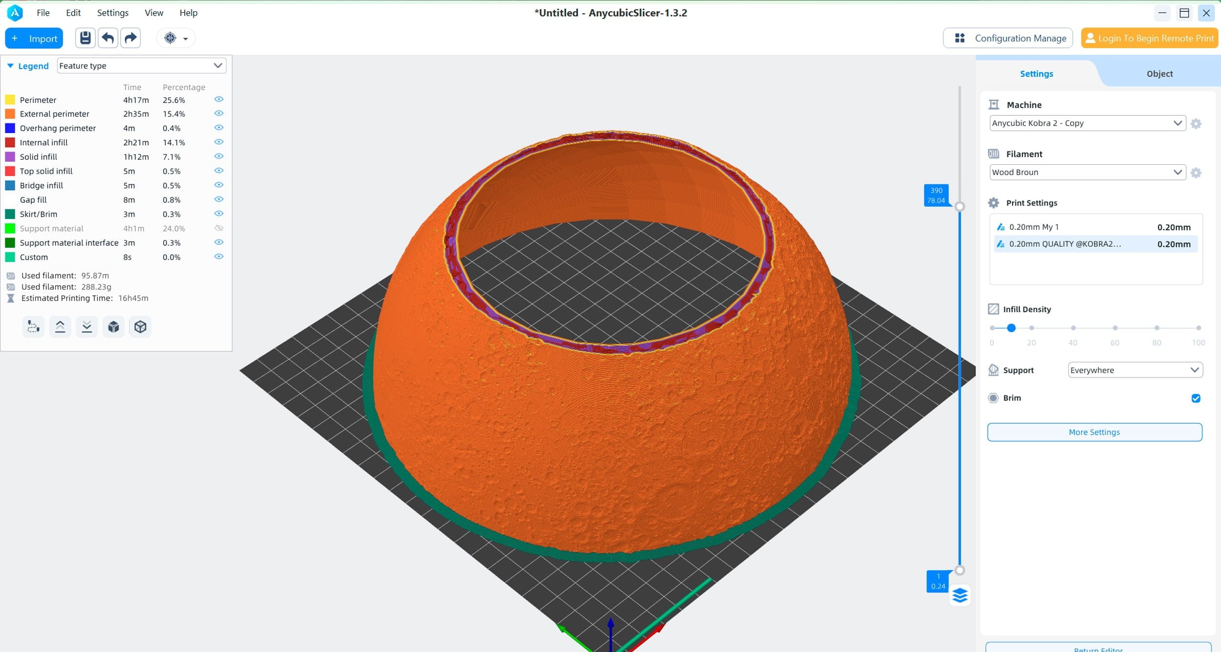 Moon 3D Print model STL file Moon 3D Print model STL file